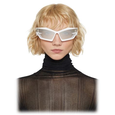 givenchy white shield|Givenchy: White Night Bird Injected Sunglasses .